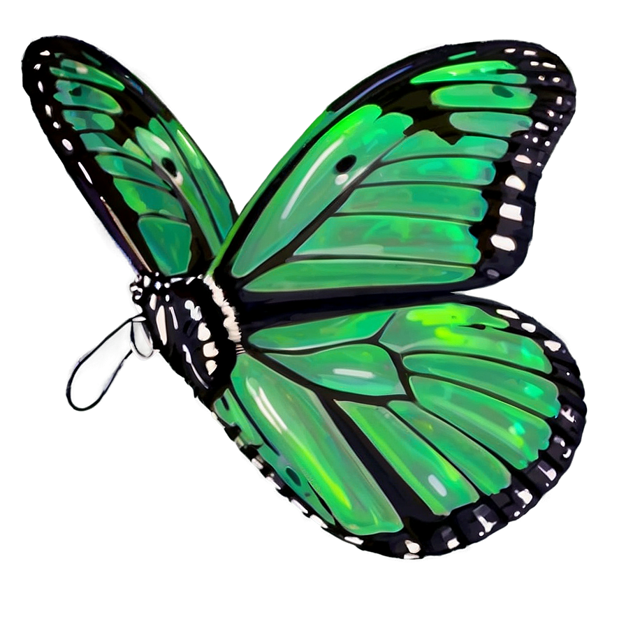 Light Green Butterfly Png 06202024 PNG Image