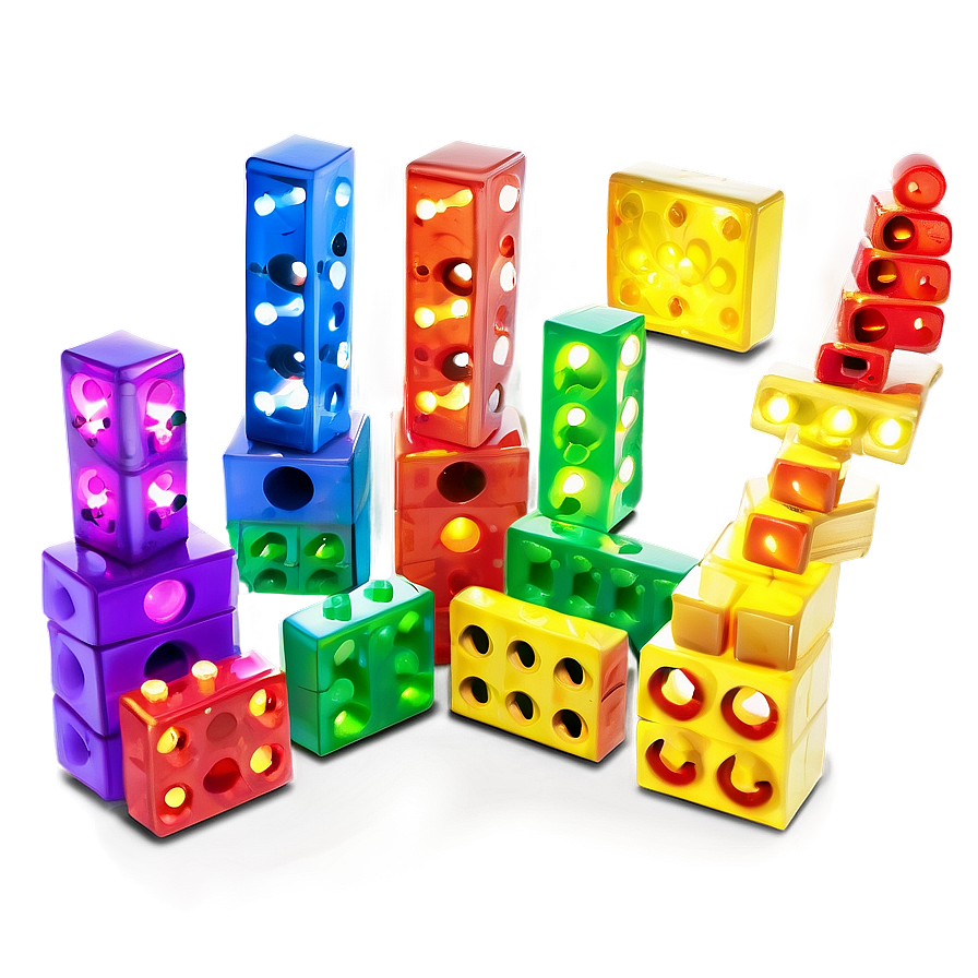 Light-up Building Blocks Png 06132024 PNG Image