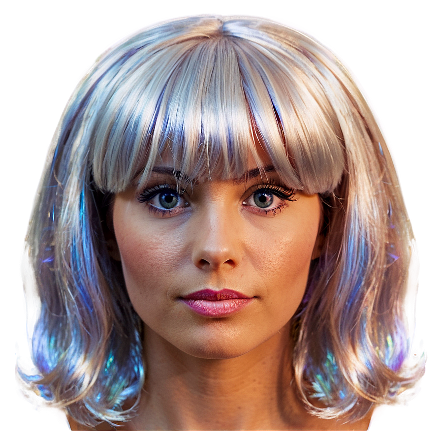 Light-up Wig Png Gdq PNG Image