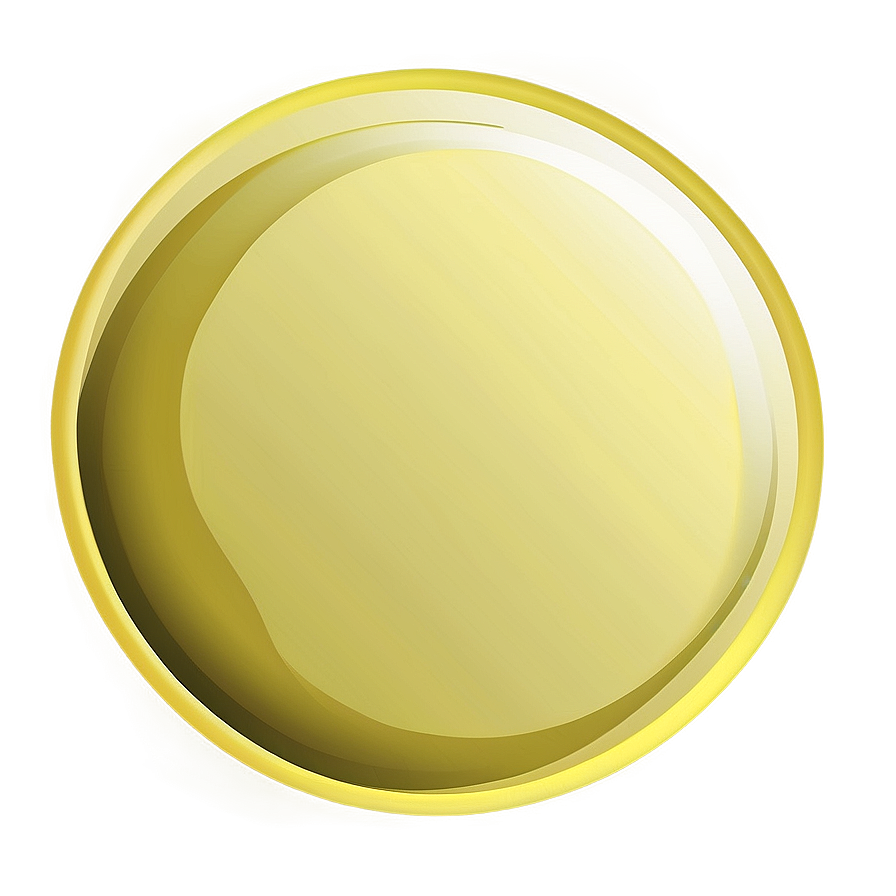 Light Yellow Circle Outline Png 62 PNG Image