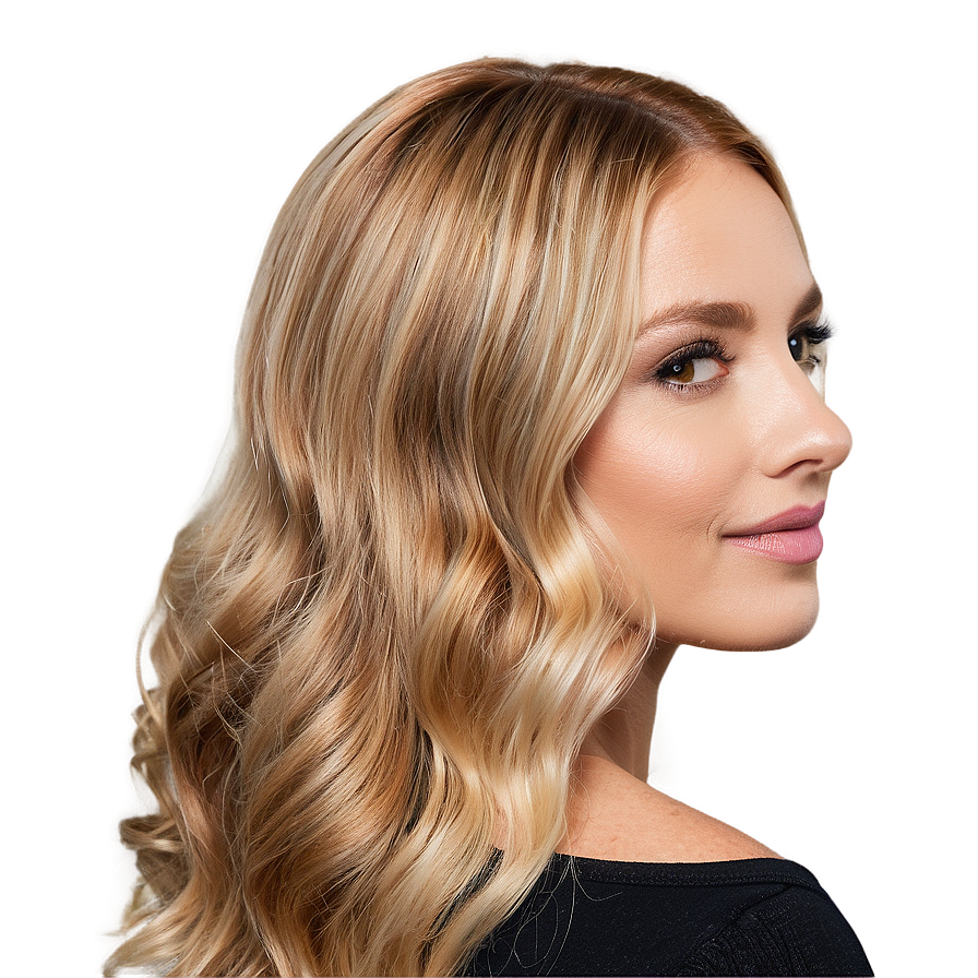 Lightened Tips Blond Hair Png 22 PNG Image