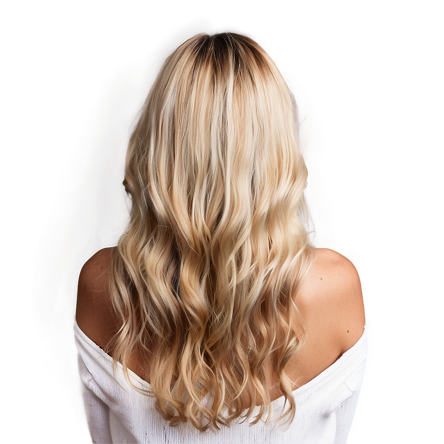 Lightened Tips Blond Hair Png Lrx PNG Image