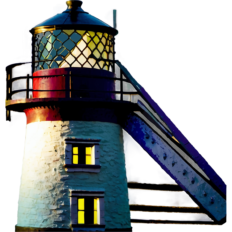 Lighthouse At Dawn Png Iym PNG Image