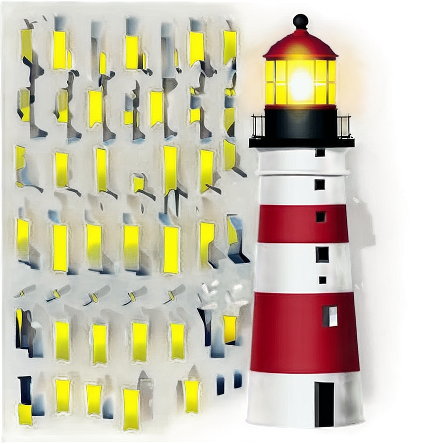 Lighthouse At Night Png 28 PNG Image