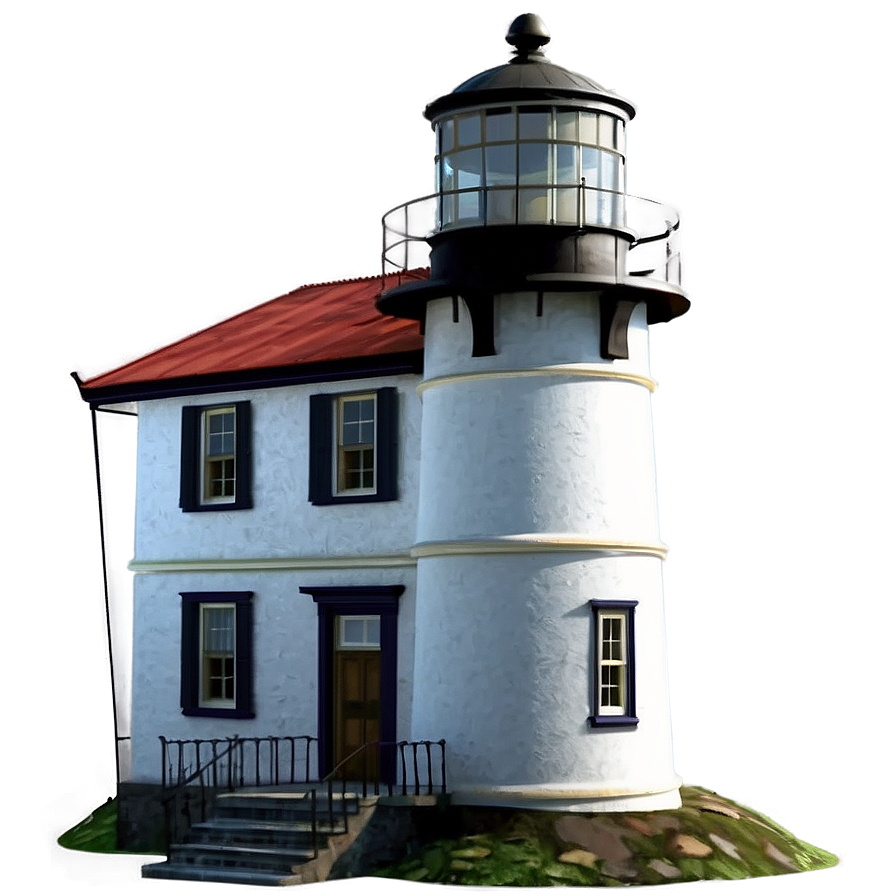 Lighthouse On Cliff Png Kli49 PNG Image