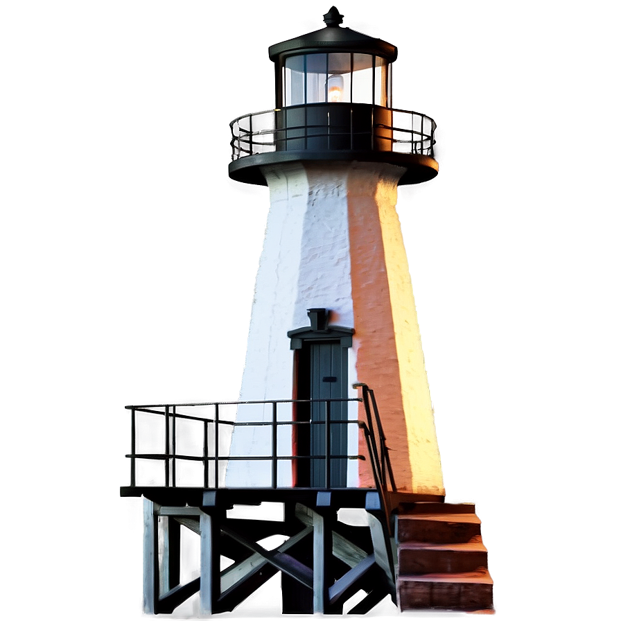 Lighthouse With Dock Png 05242024 PNG Image