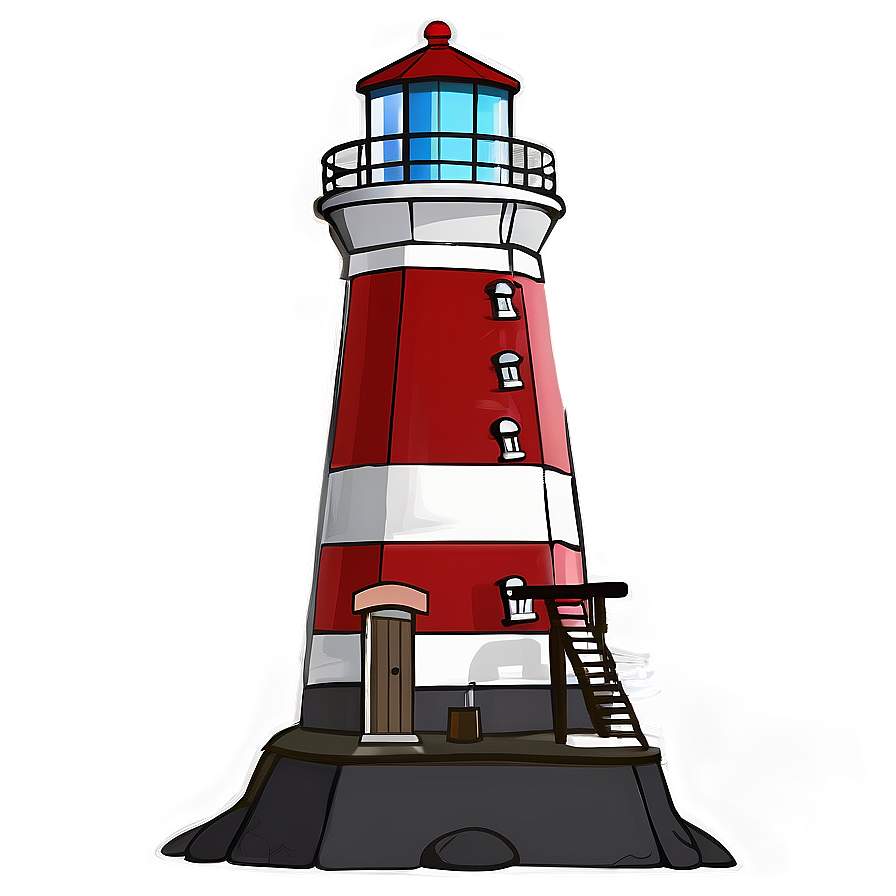 Lighthouse With Dock Png Jft9 PNG Image