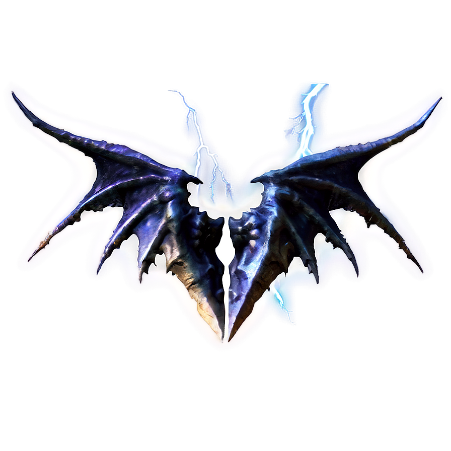 Lightning Demon Wings Png Tqw PNG Image