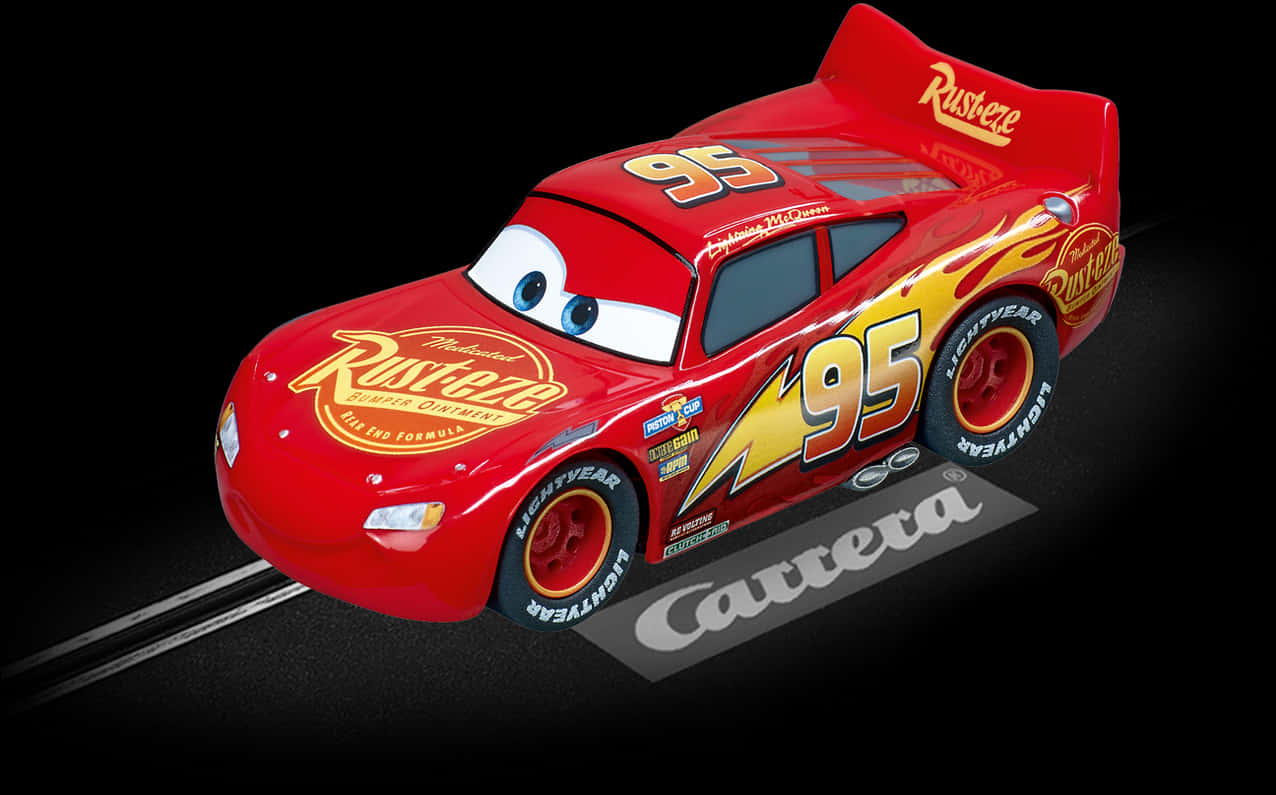 Lightning Mc Queen Racing Image PNG Image