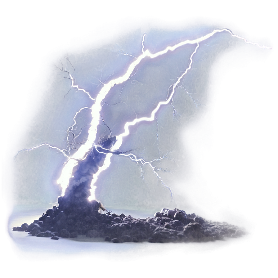 Lightning Strike Hit Effect Png 06282024 PNG Image