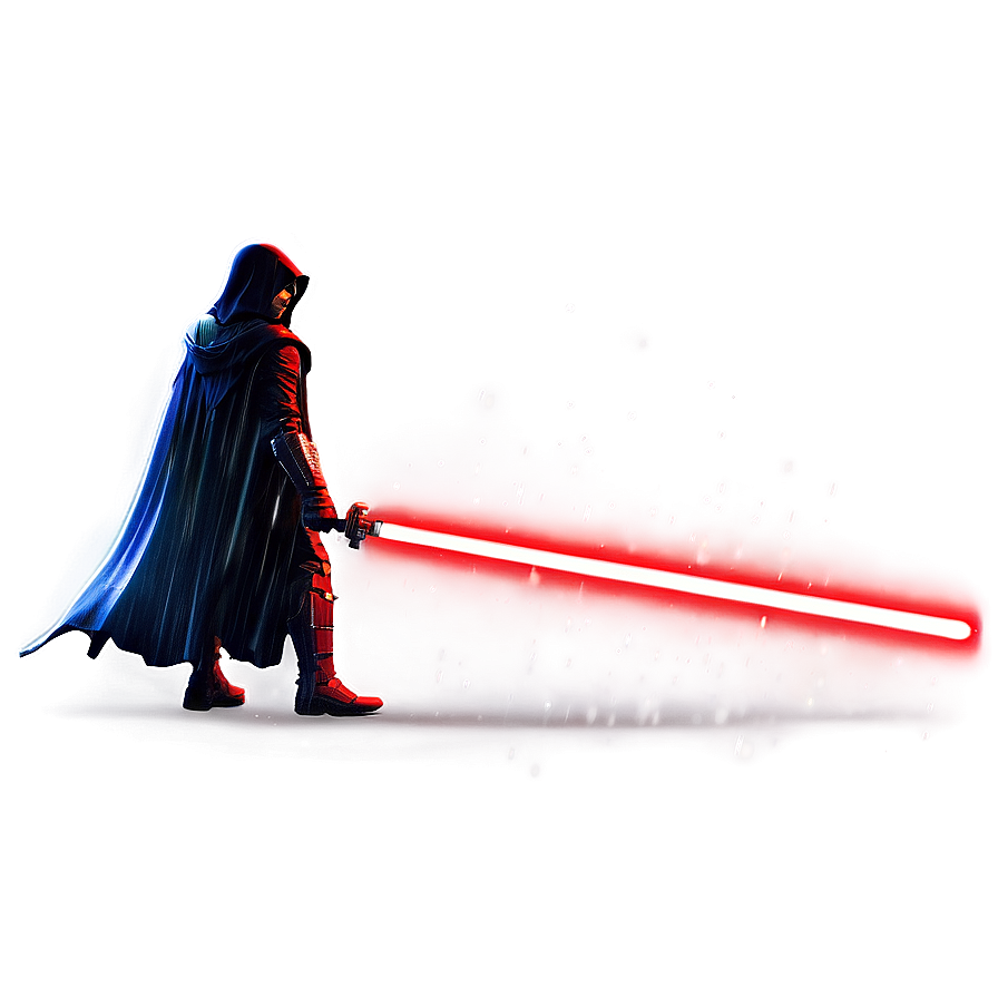 Lightsaber In Rain Effect Png Dqh31 PNG Image