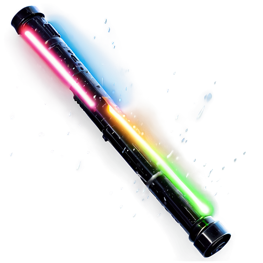 Lightsaber In Rain Effect Png Jaf1 PNG Image