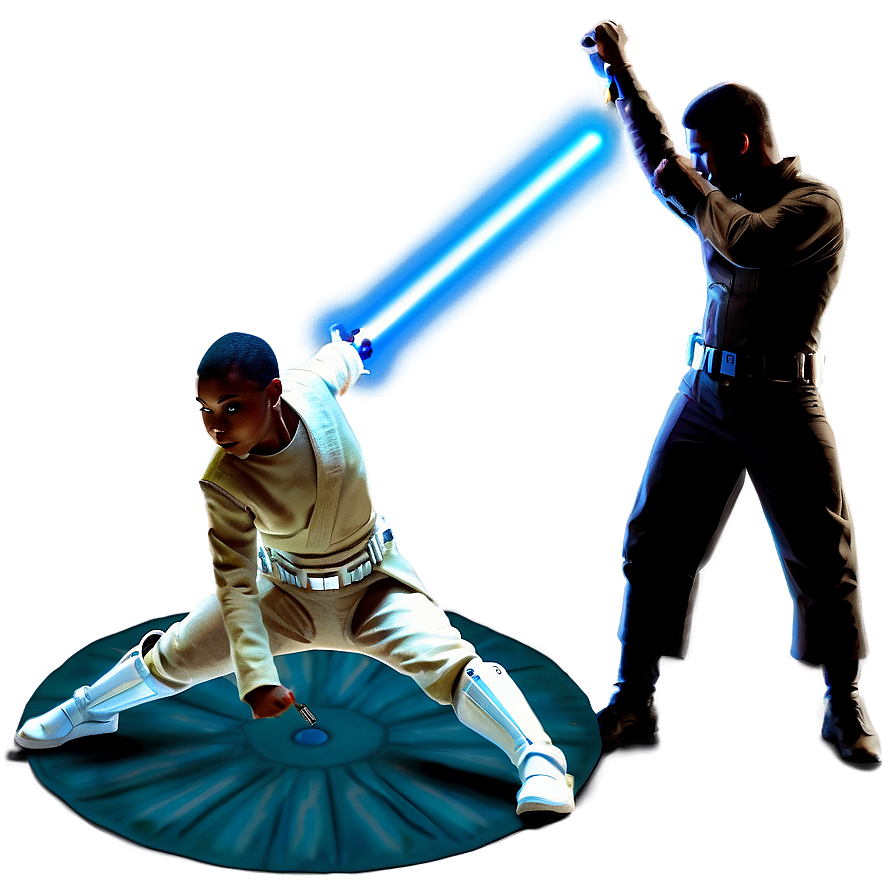 Lightsaber Training Pose Png 21 PNG Image