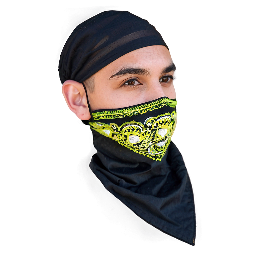 Lightweight Black Bandana Png 64 PNG Image