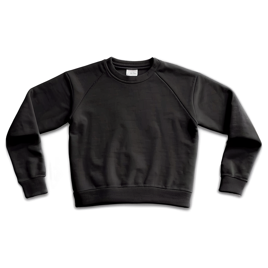 Lightweight Black Summer Sweatshirt Png 24 PNG Image