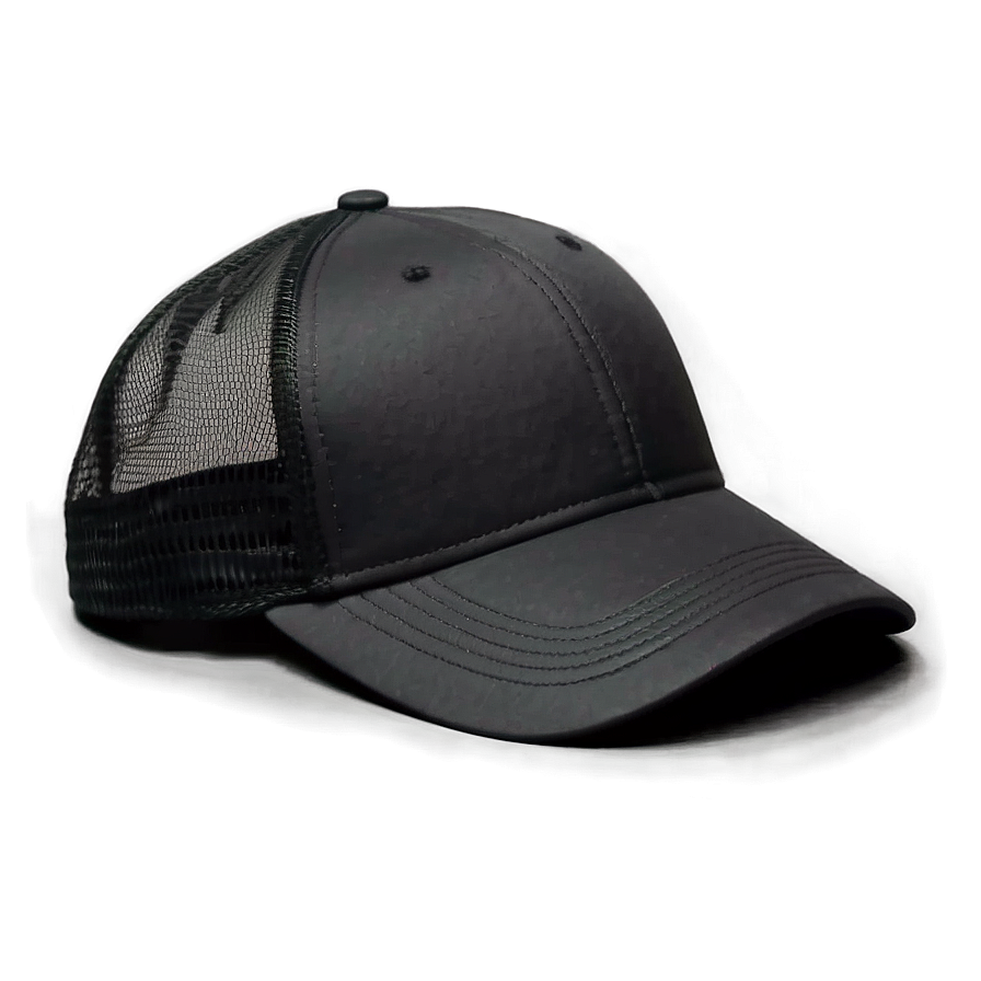 Lightweight Black Trucker Hat Png Wru PNG Image