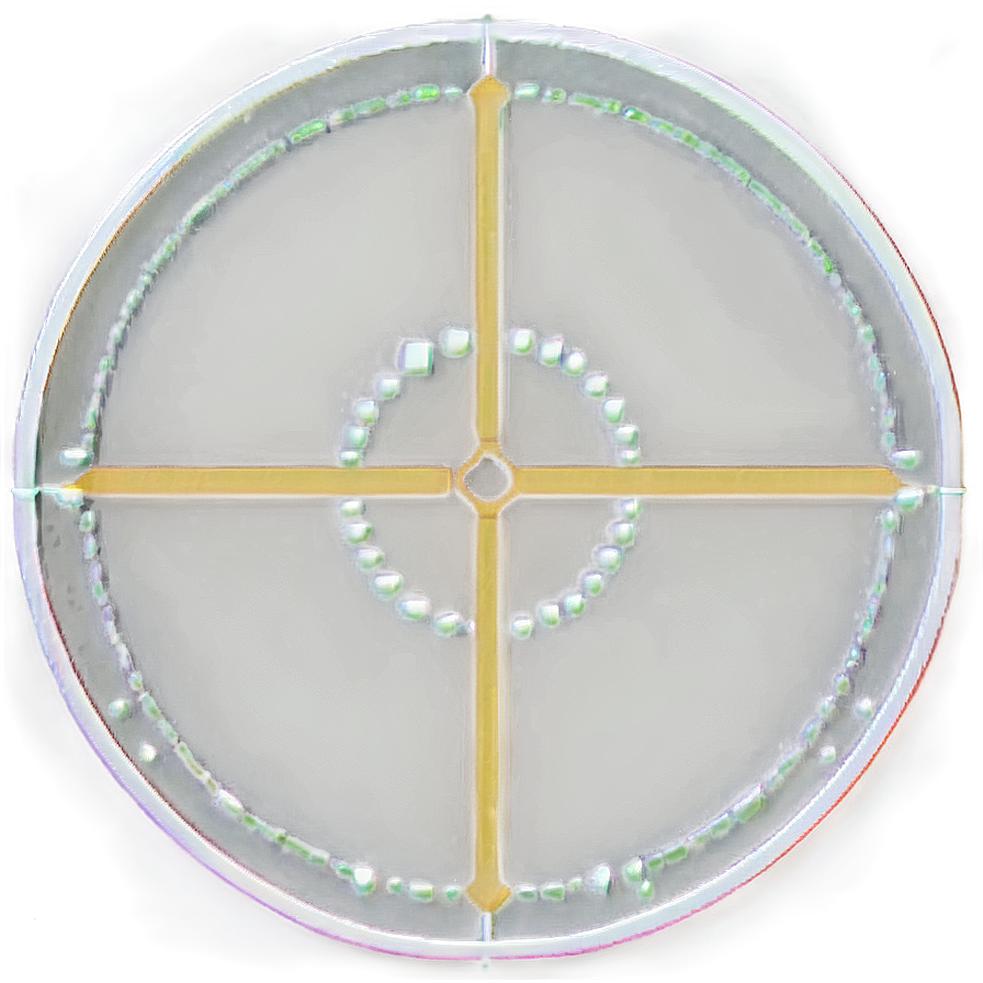 Lightweight Dot Crosshair Png Les47 PNG Image