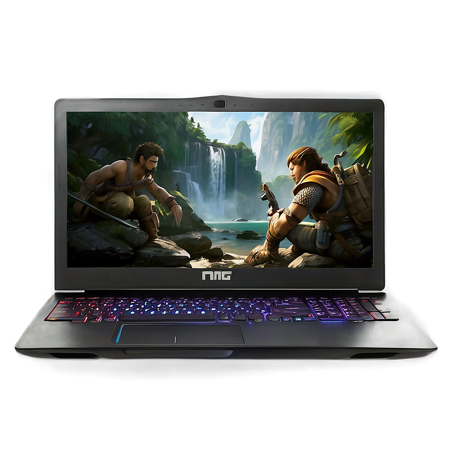 Lightweight Gaming Laptop Illustration Png 05032024 PNG Image