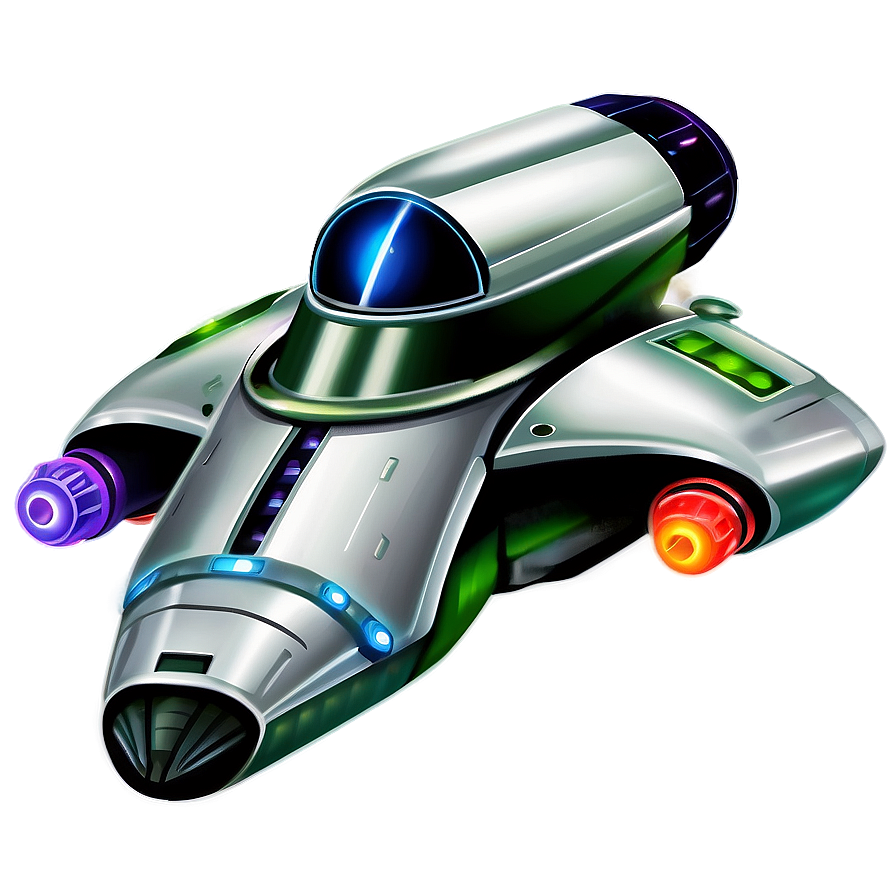 Lightyear Spaceship Illustration Png Lsu PNG Image