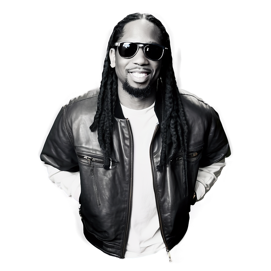 Lil Jon Black And White Png Jgb PNG Image