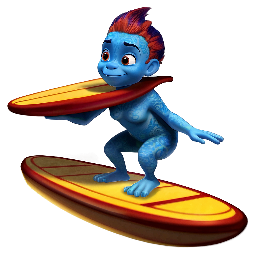 Lilo Surfing Png 37 PNG Image