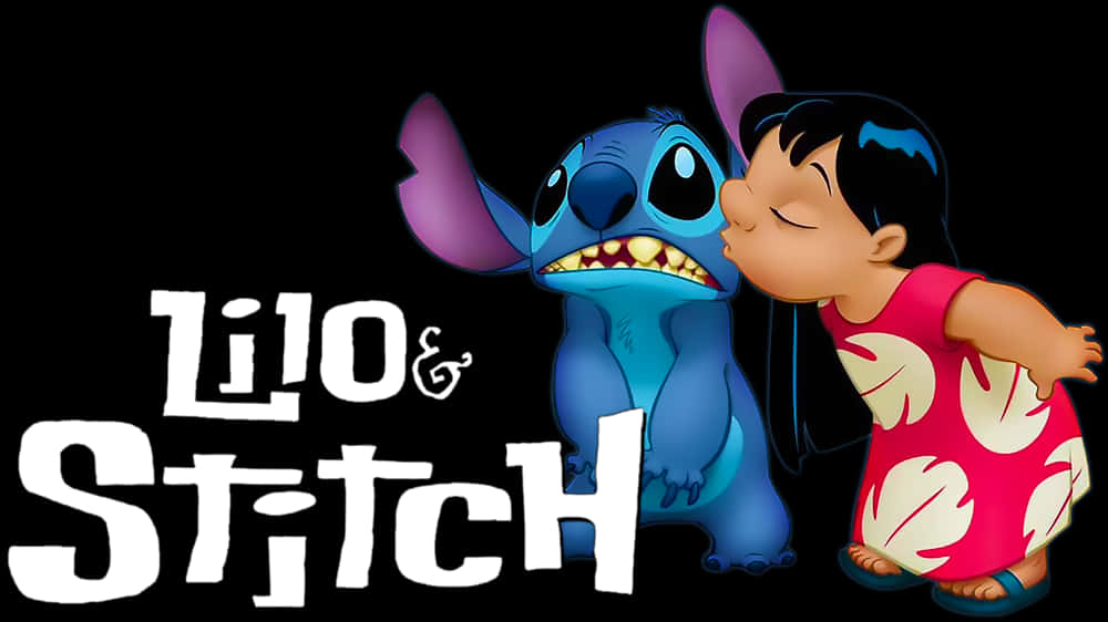 Liloand Stitch Animated Characters PNG Image