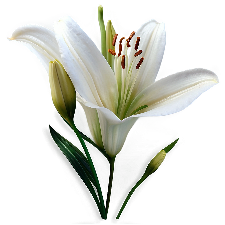 Lily Flower Background Png 06272024 PNG Image