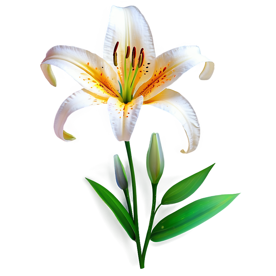 Lily Flower Clipart Png 2 PNG Image