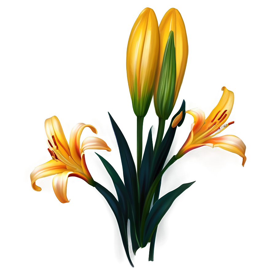 Lily Flower Night Bloom Png Lbc70 PNG Image