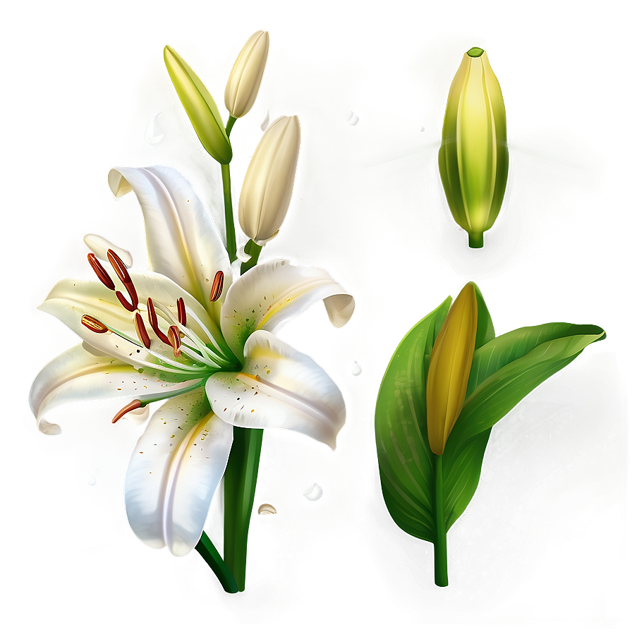 Lily Flower Petals Png Bvd PNG Image