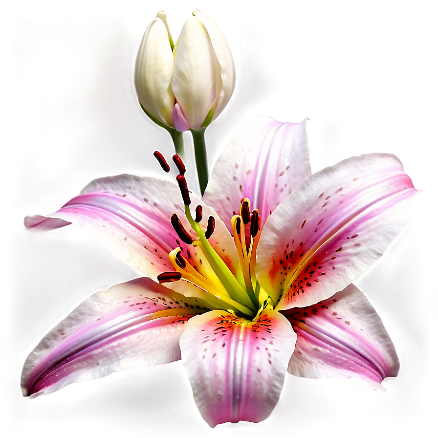 Lily Flower Sunset Scene Png 73 PNG Image