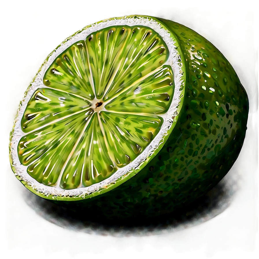 Lime Slice Detail Png Yhs32 PNG Image