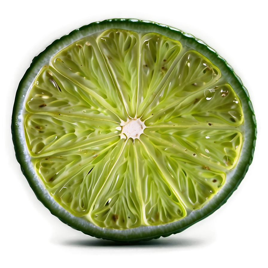 Lime Slice Organic Png 06132024 PNG Image