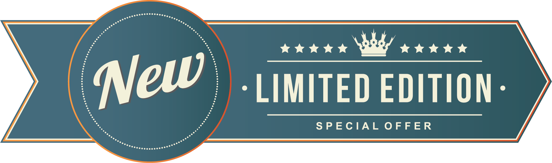 Limited Edition Special Offer Banner PNG Image