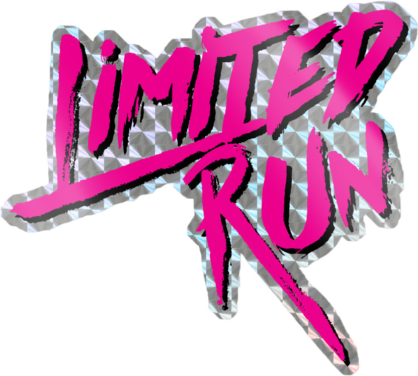 Limited Run Text Graphic PNG Image