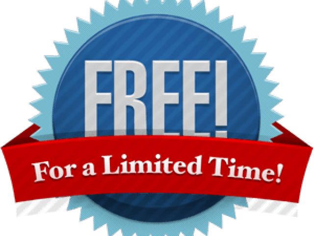 Limited Time Free Offer Badge PNG Image