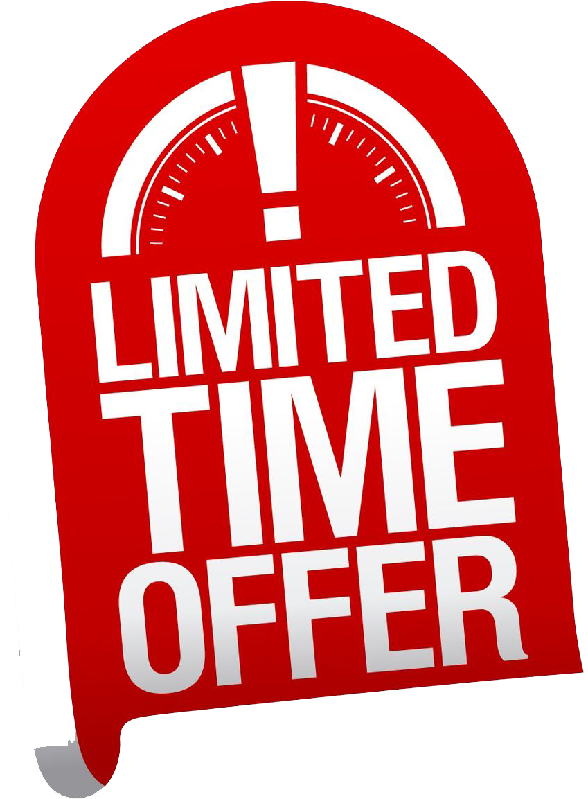 Limited Time Offer Sticker PNG Image