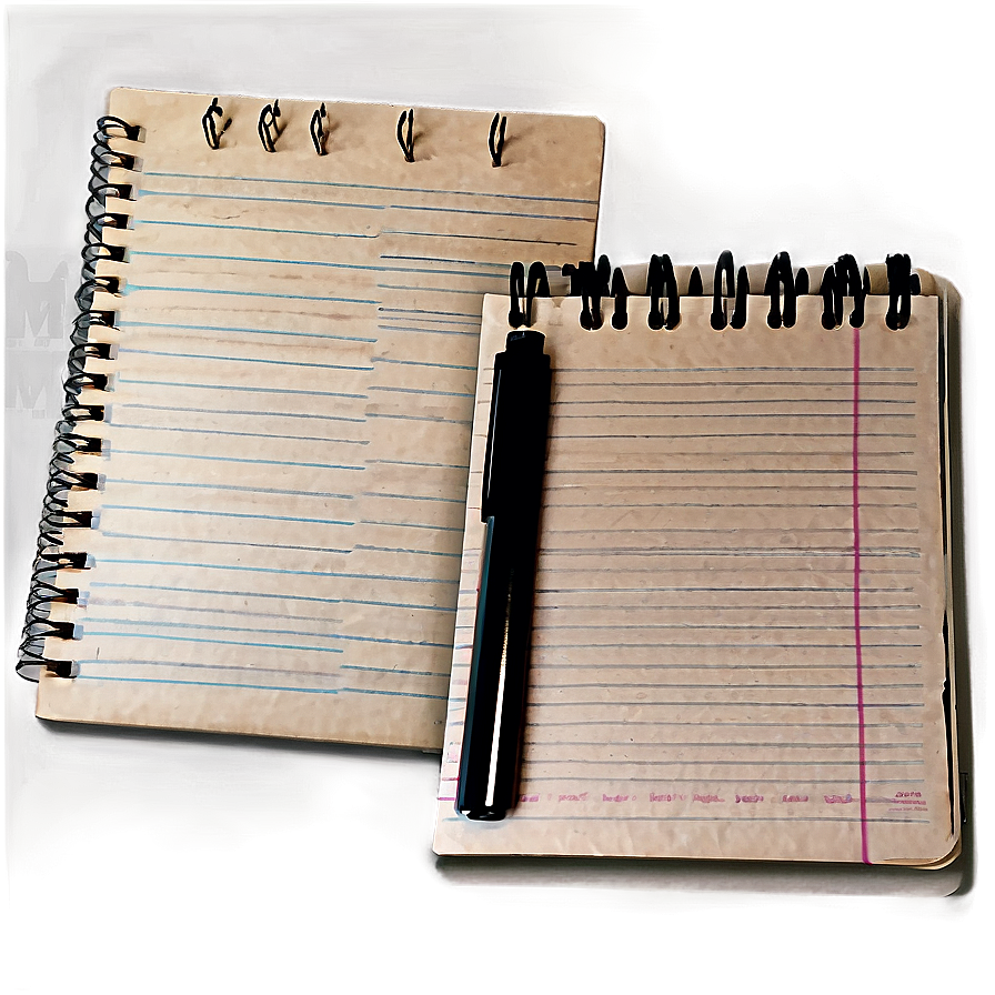 Lined Notebook Paper Texture Png Etp PNG Image