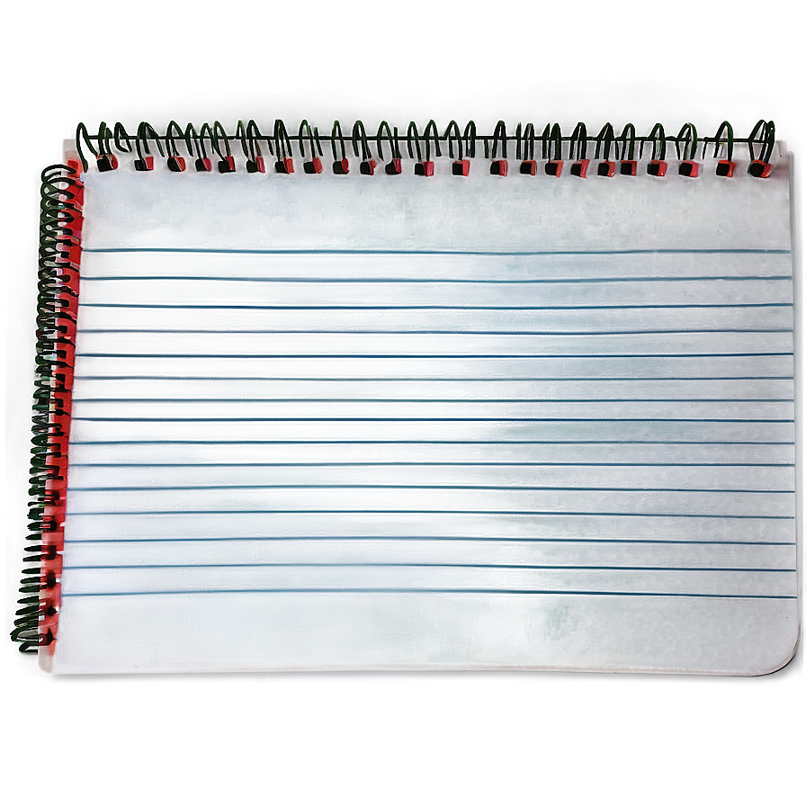 Lined Notebook Paper With Header Png Wpt PNG Image