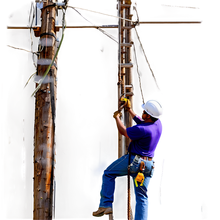 Lineman Training Exercise Png 06282024 PNG Image