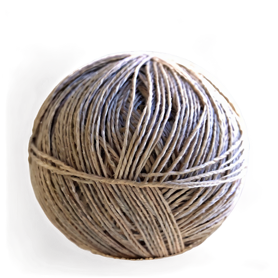 Linen Yarn Ball Png 06212024 PNG Image