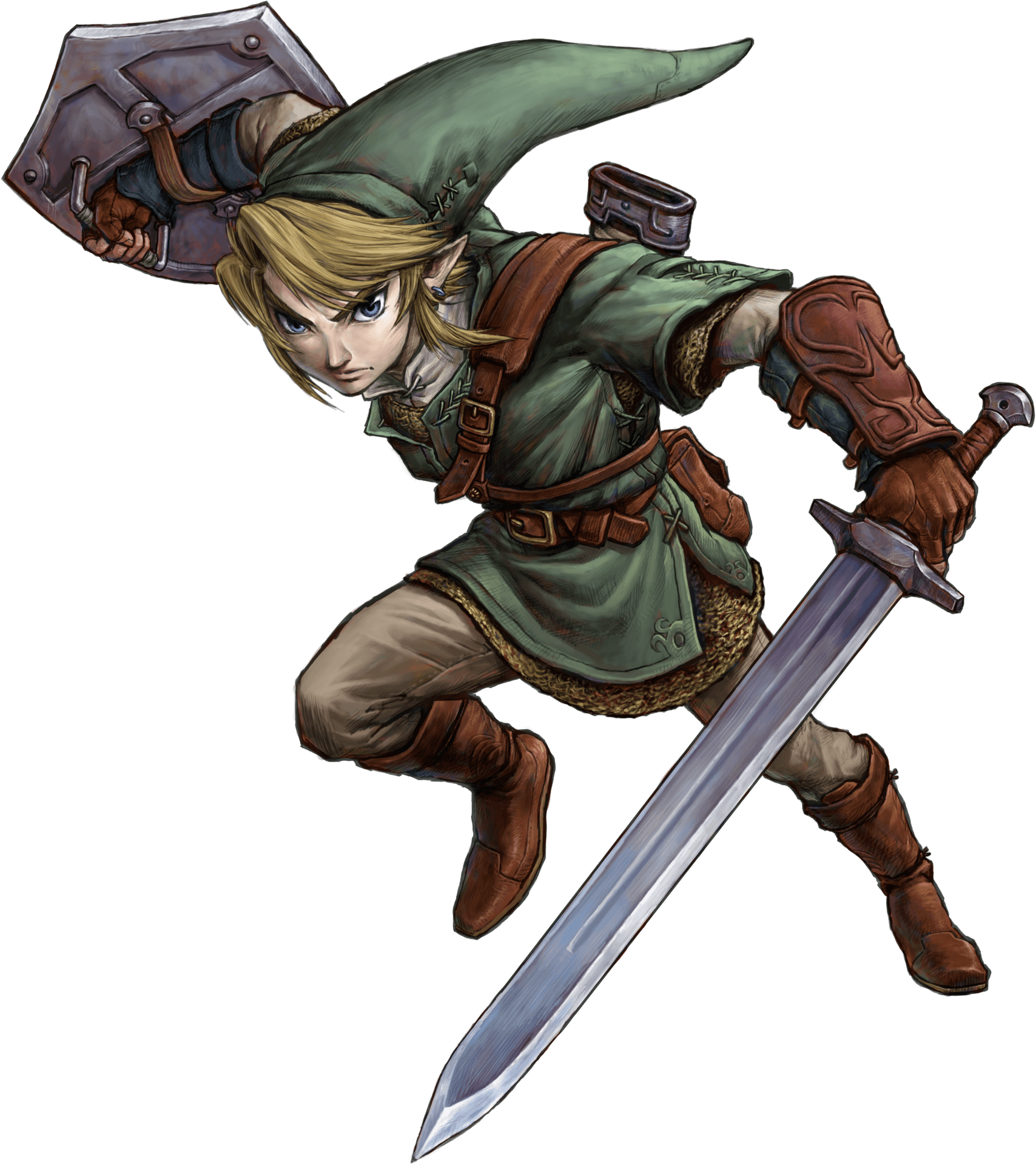 Link_ Twilight_ Princess_ Action_ Pose PNG Image