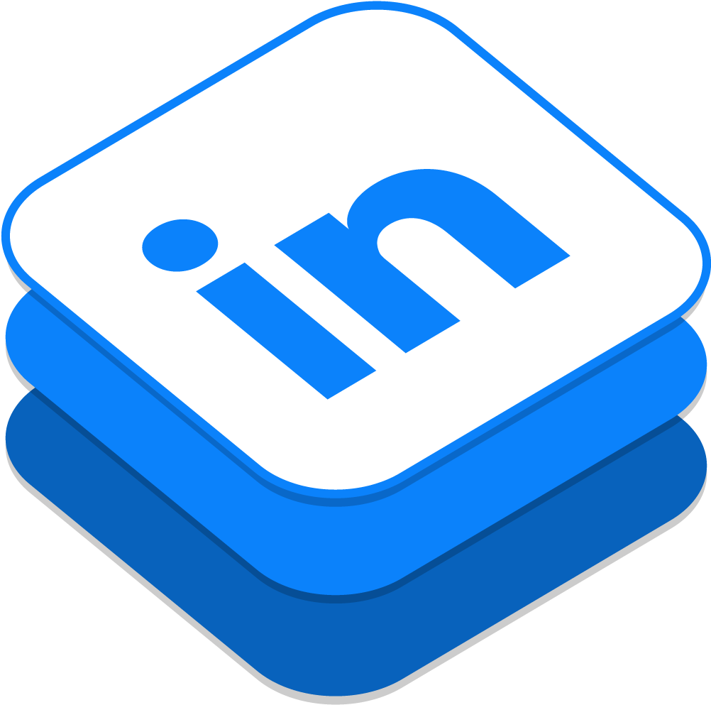 Linked In Logo3 D Rendering PNG Image