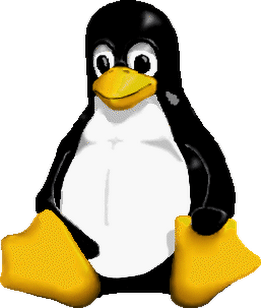 Linux Penguin Mascot PNG Image