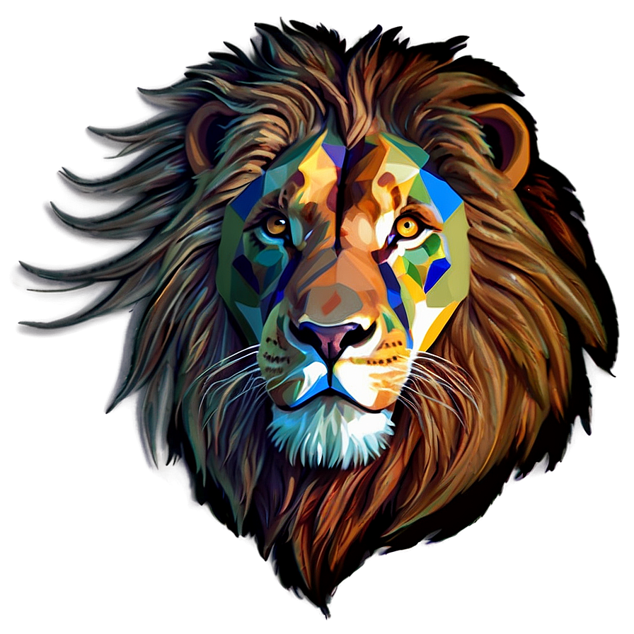 Lion Abstract Design Png 74 PNG Image