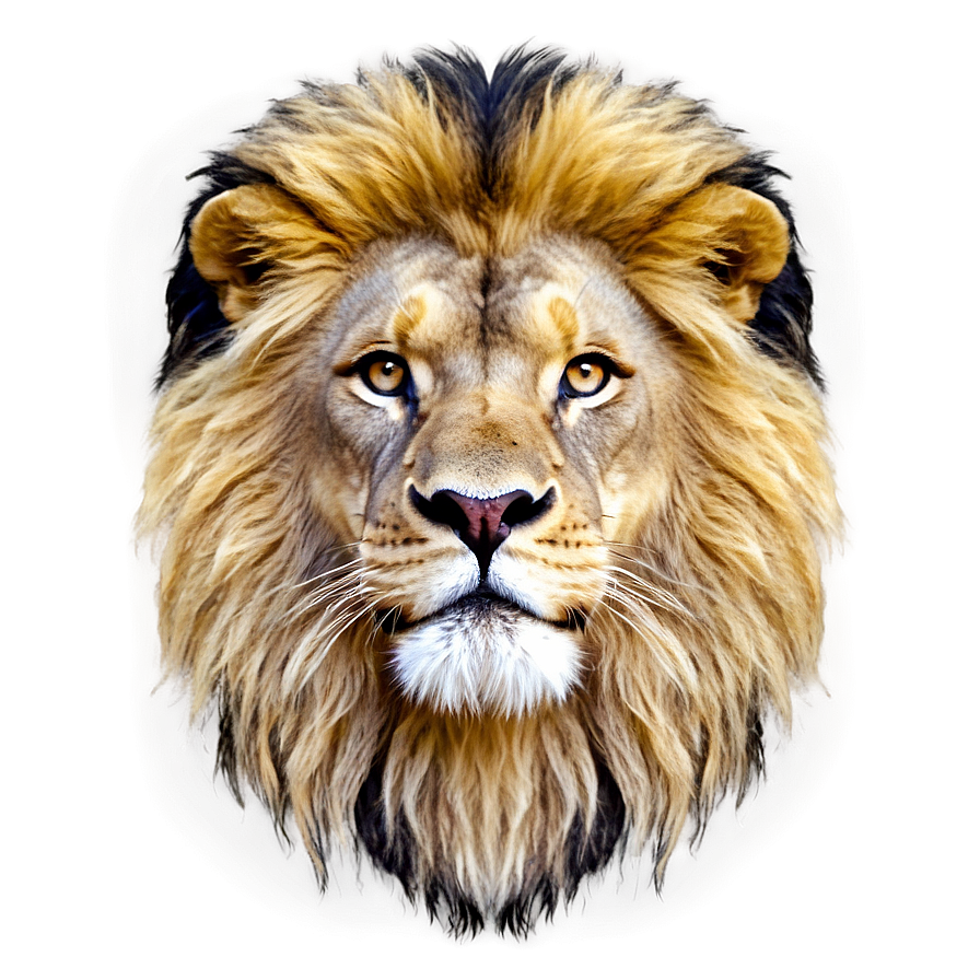 Lion Face Close-up Png Rps PNG Image