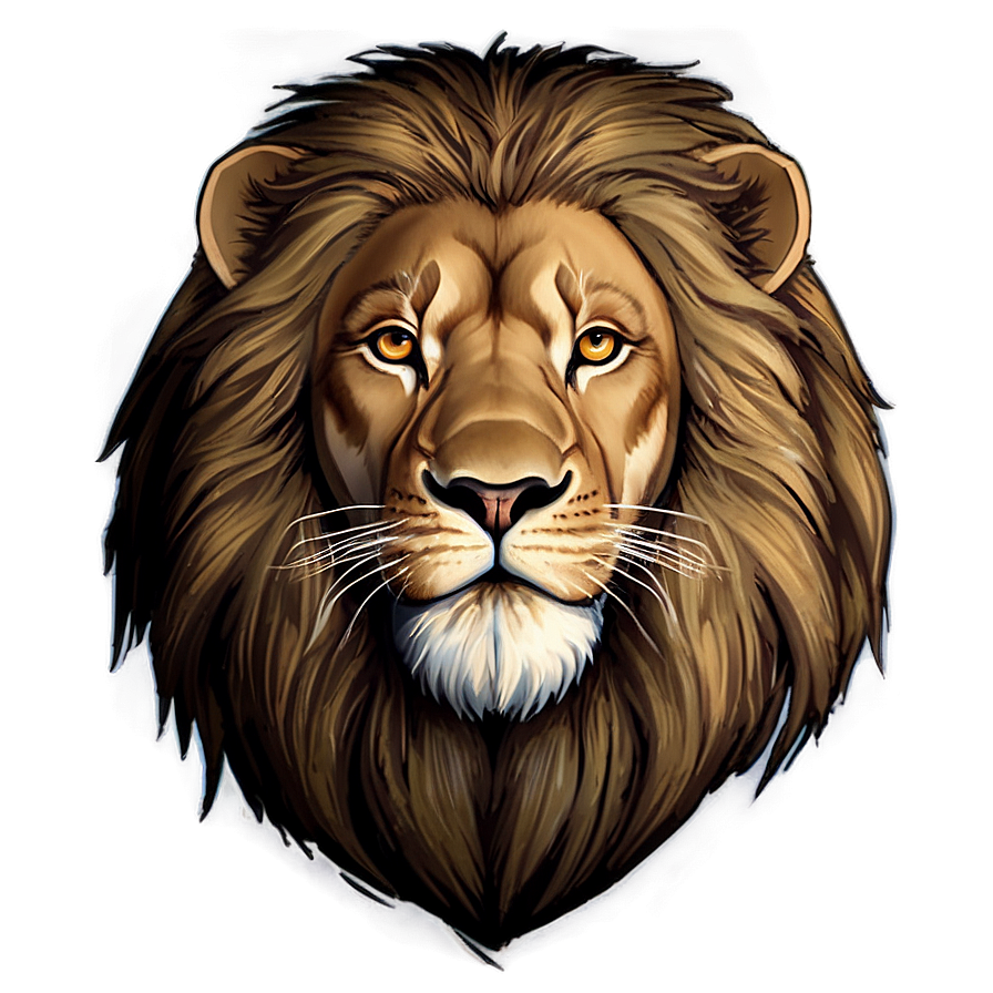 Lion Face Sketch Png 05042024 PNG Image