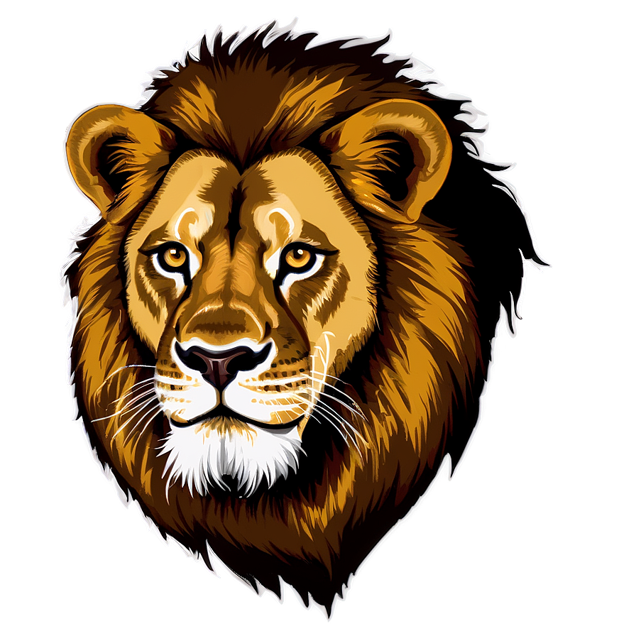 Lion Face Sketch Png 89 PNG Image