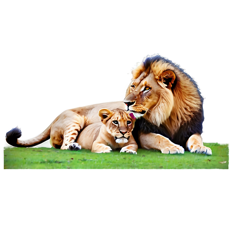 Lion Family Bond Png 69 PNG Image