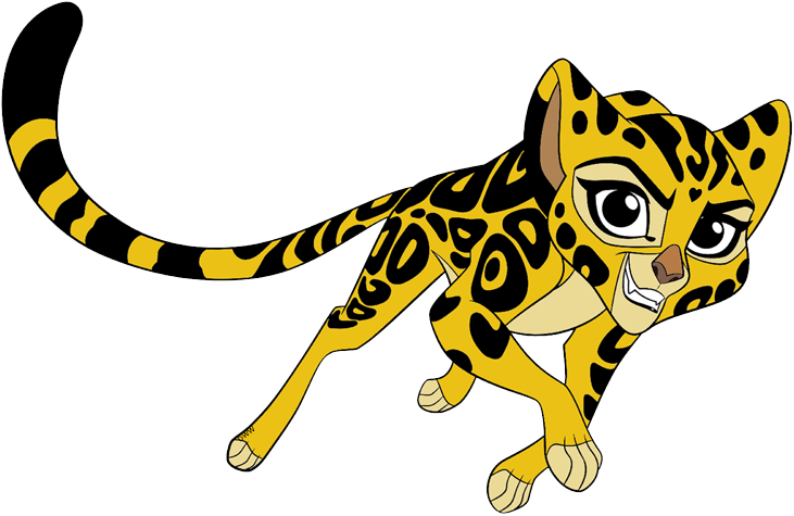 Lion Guard Animated Cheetah Character PNG Image